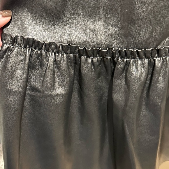 EUC: Express Women’s Size XL Cami Faux Leather Black Dress! - Picture 3 of 4